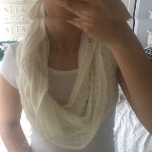 off white infinity scarf